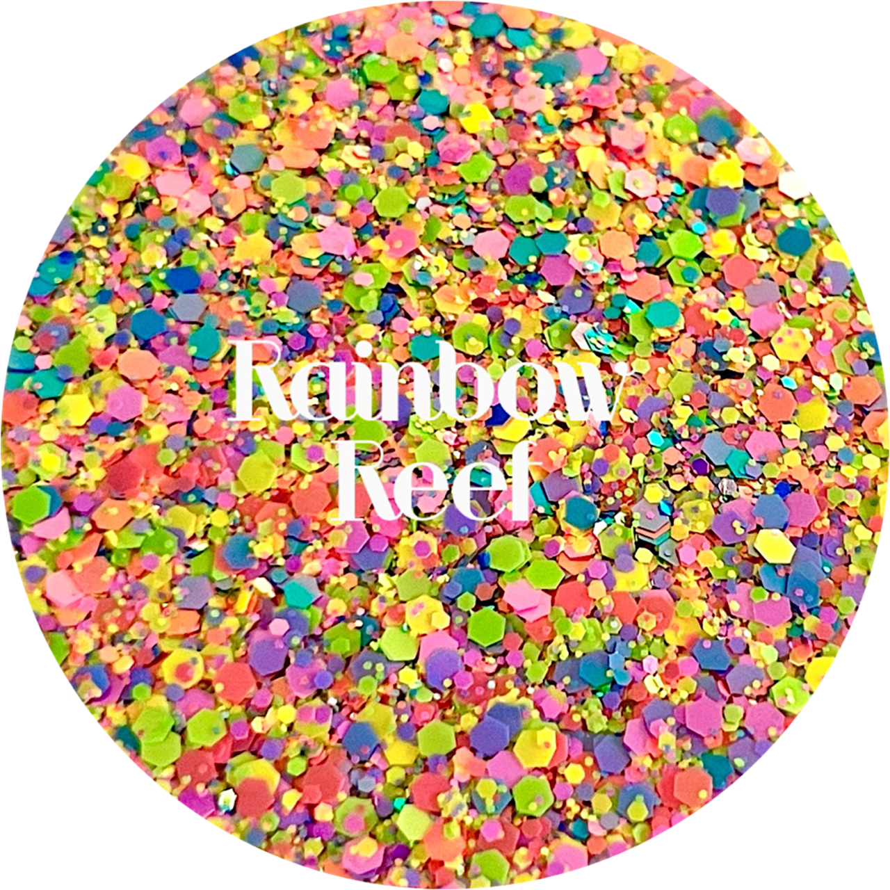 Polyester Glitter - Rainbow Reef by Glitter Heart Co.&#x2122;
